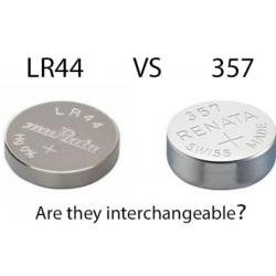 lr44 vs 357  :Can LR44 VS 357 battery be interchanged?